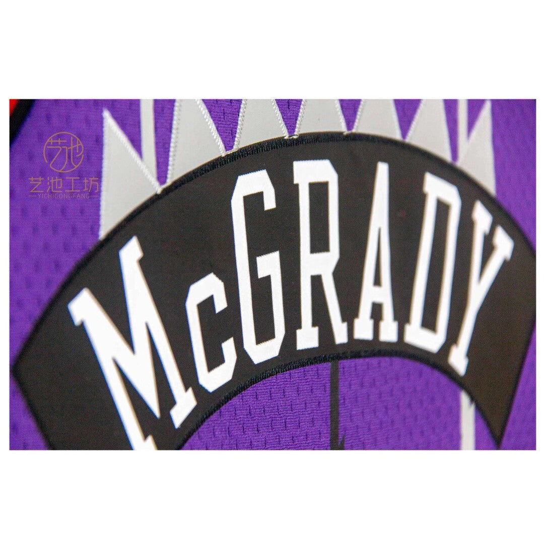 Toronto RaptorsTracy McGrady Autographed Jersey with Personalized Custom Design Framed 000010