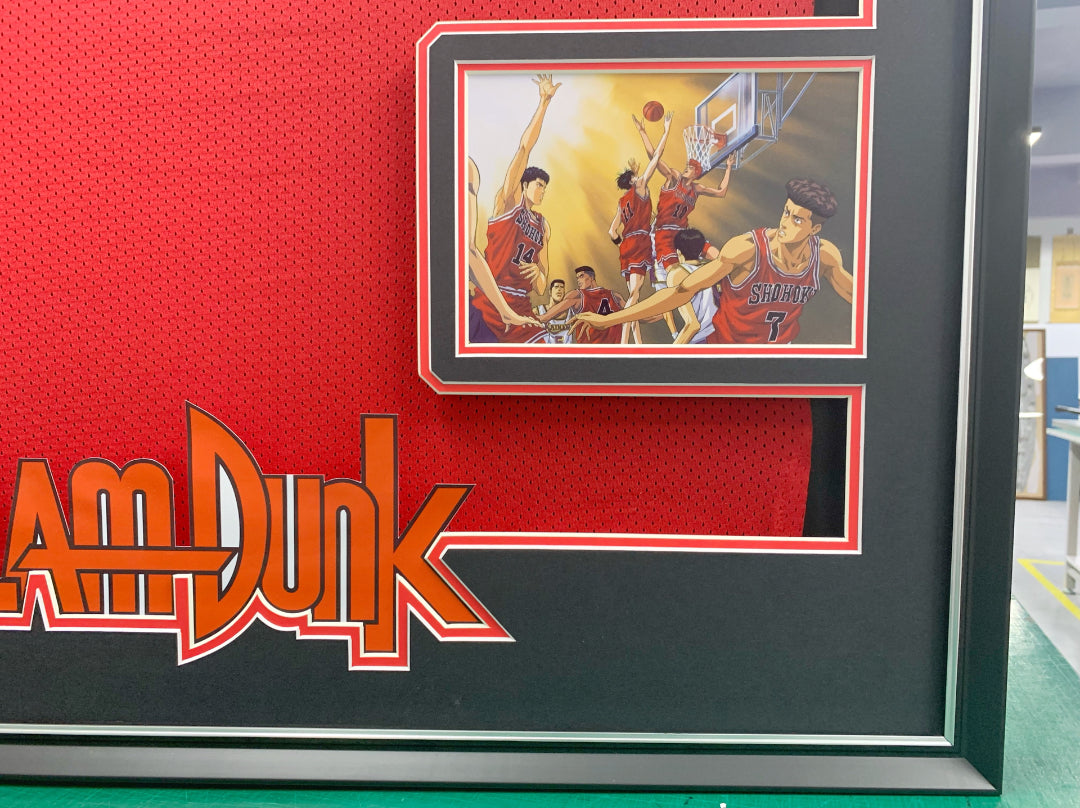 Chicago Bulls Rodman Autographed Jersey with Personalized Custom Design Framed  00008