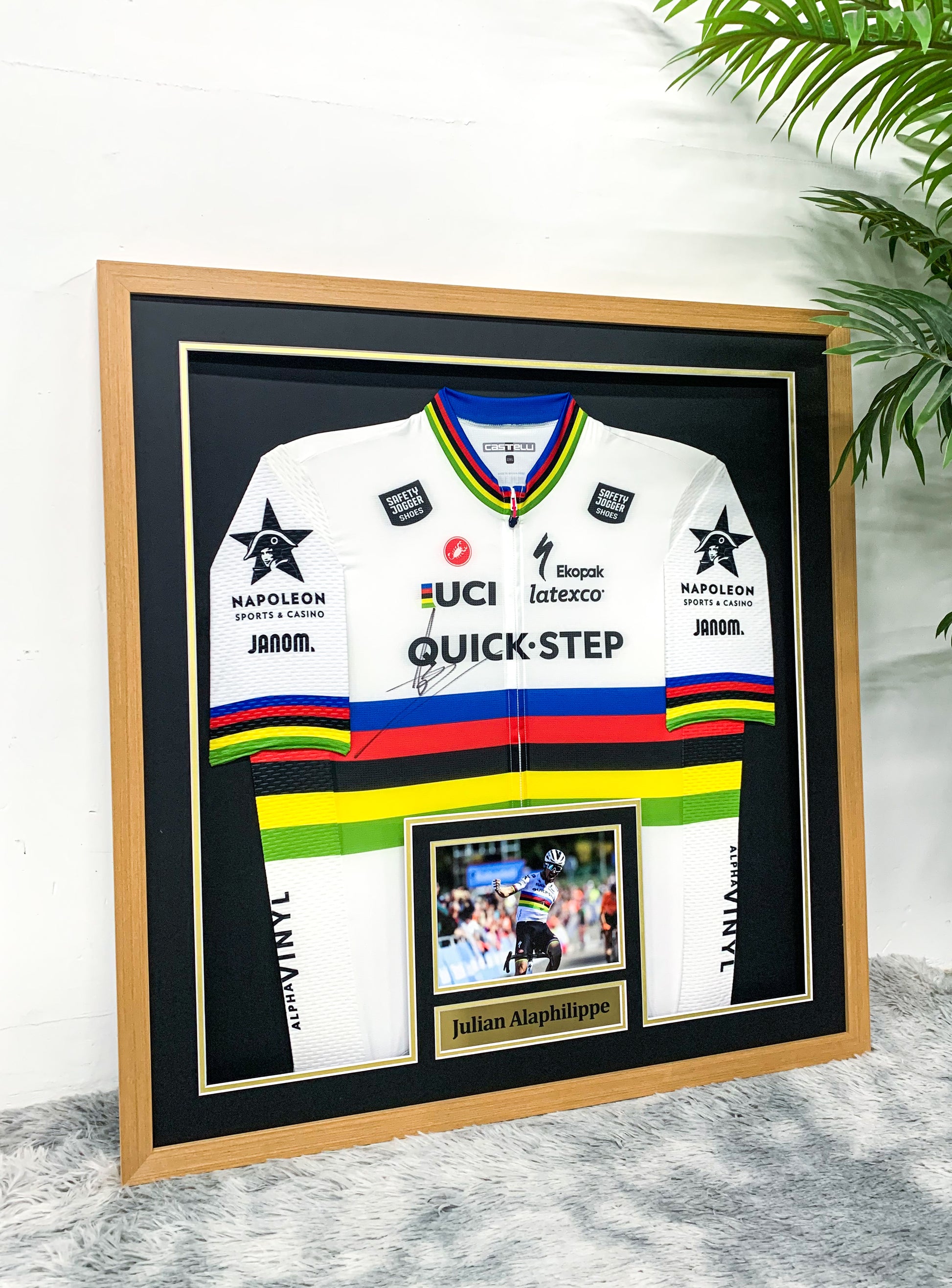 Cycling clothes Julian Alaphilippe Sentimental Item with Personalized Custom Design Framed 000115