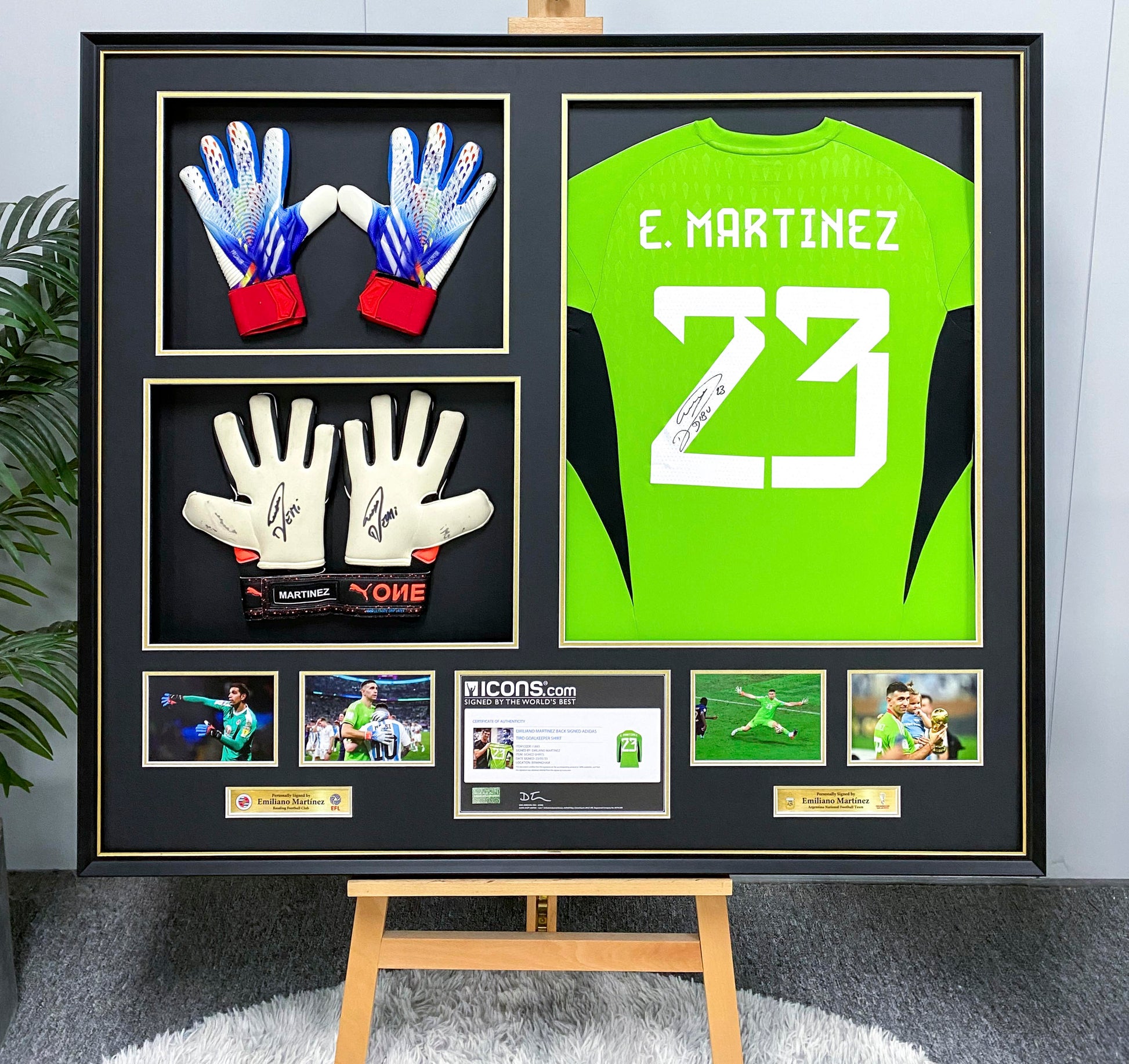 Argentina Emiliano Martínez Sentimental Item with Personalized Custom Design Framed 00008