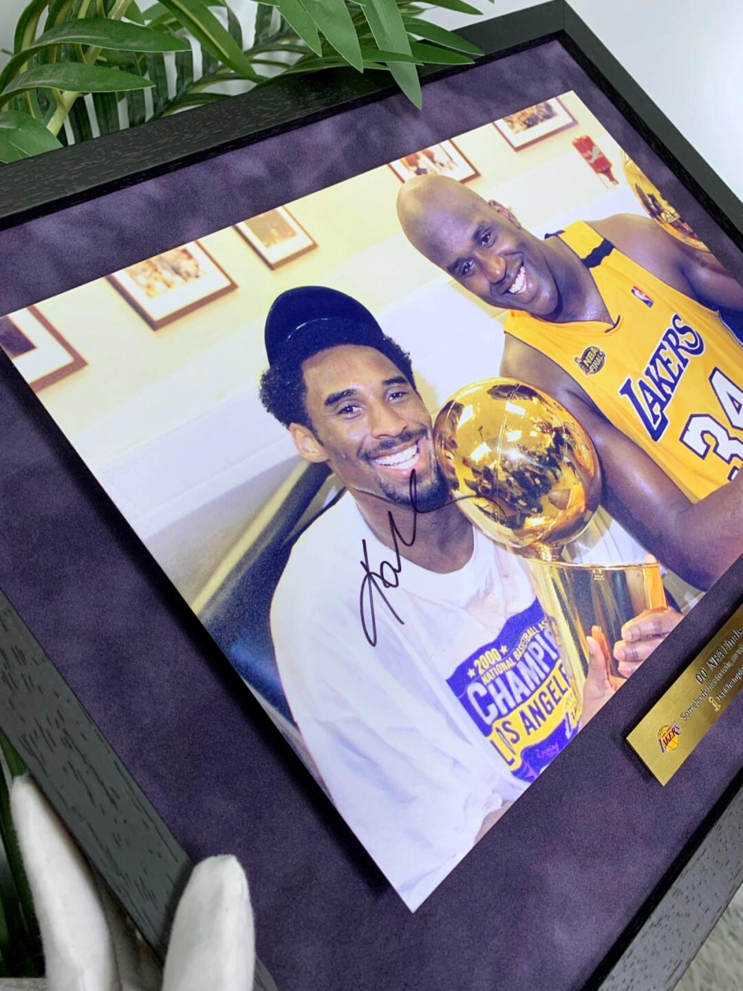 Kobe Bryant Poster with Personalized Custom Design Framed 000058