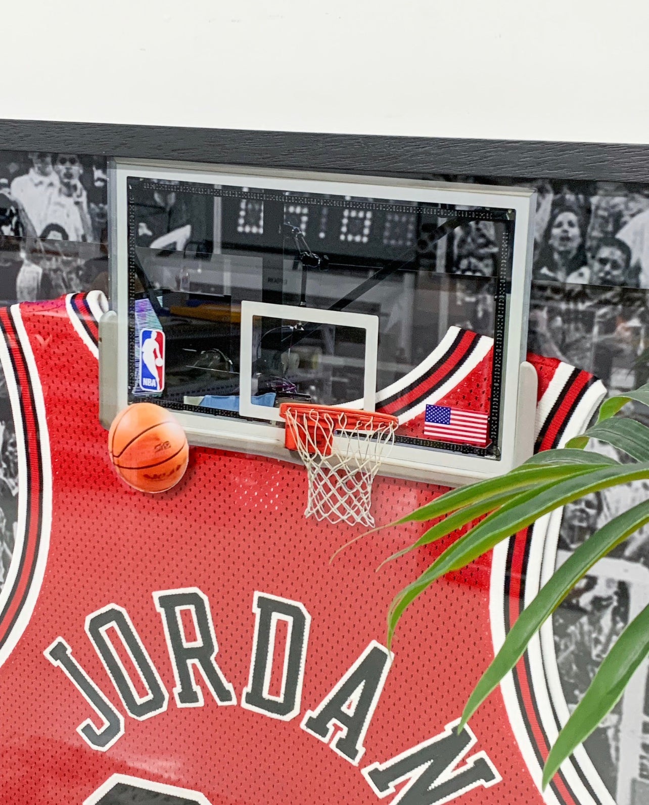 Chicago Bulls Michael Jordan Autographed Jersey with Personalized Custom Design Framed 00013