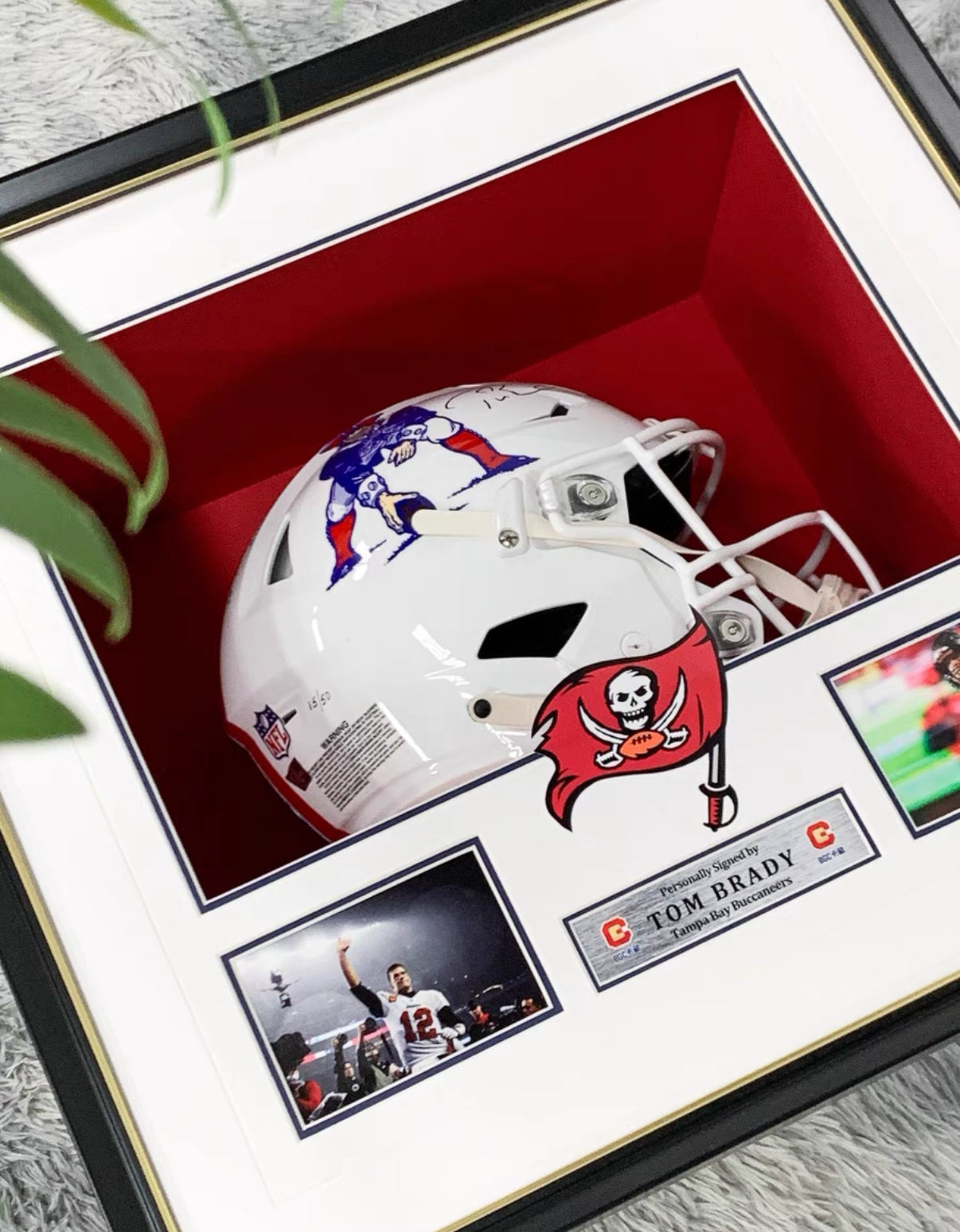 Tampa Bay Buccaneers Tom Brady Jacksonville Jaguars Trevor Lawrence Sentimental Item with Personalized Custom Design Framed000031