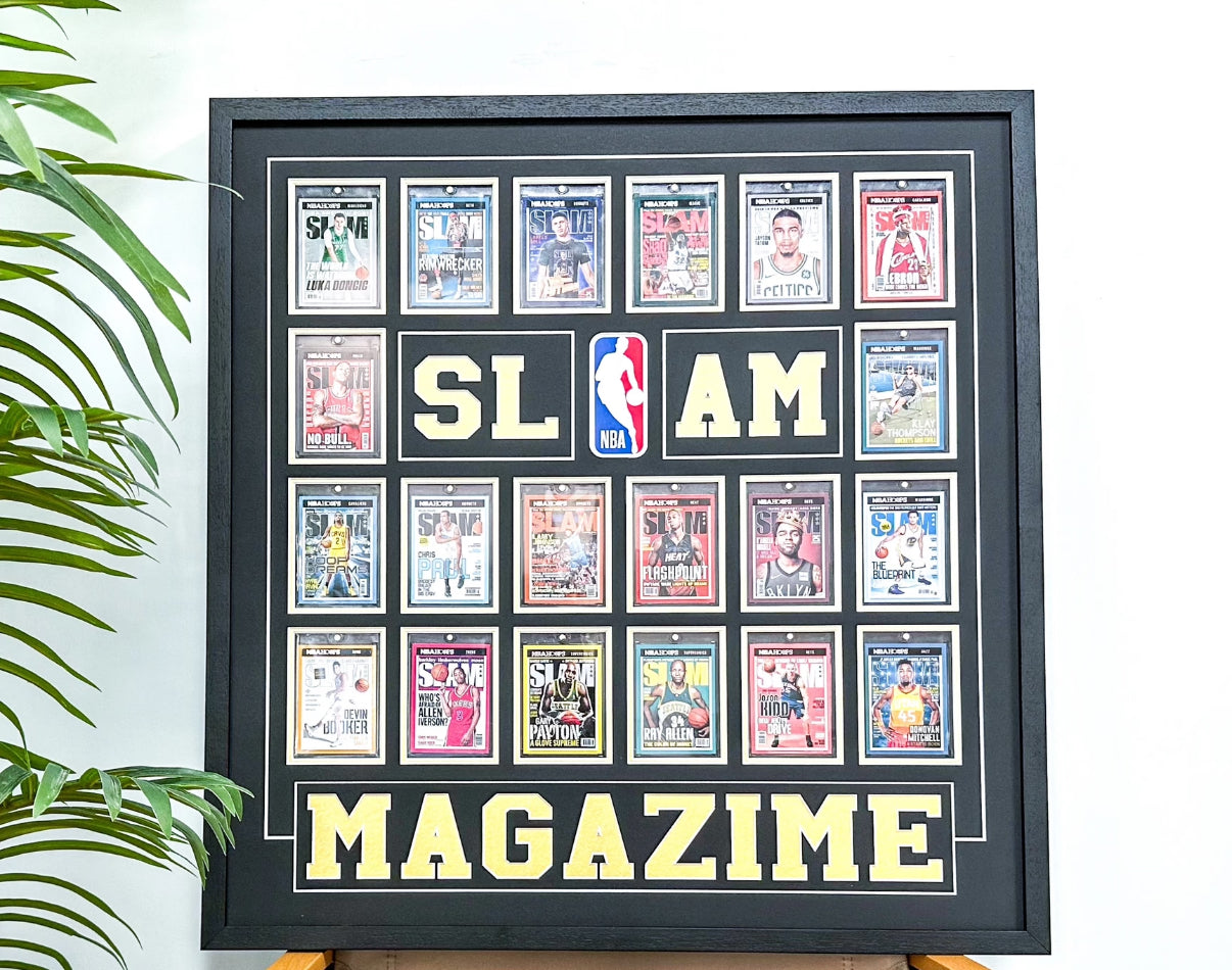 NBA Trading Card with Personalized Custom Design Framed 000010
