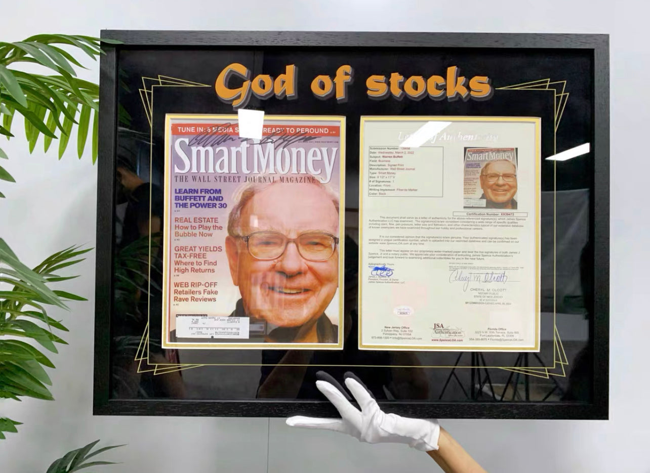 Warren E. Buffett Sentimental Item with Personalized Custom Design Framed 000119
