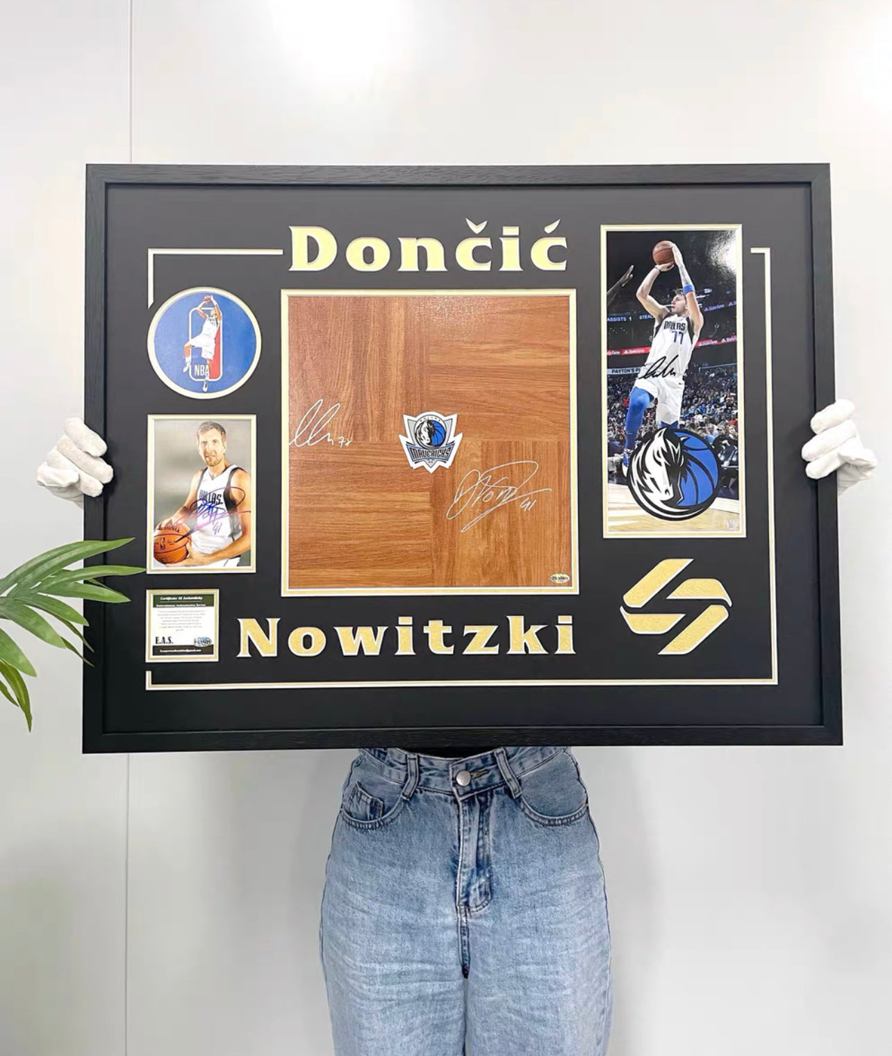 Dallas Mavericks Luka Doncic Sentimental Item with Personalized Custom Design Framed 000013