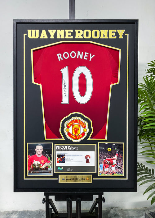 Wayne Rooney Manchester United Jersey Framing 000101