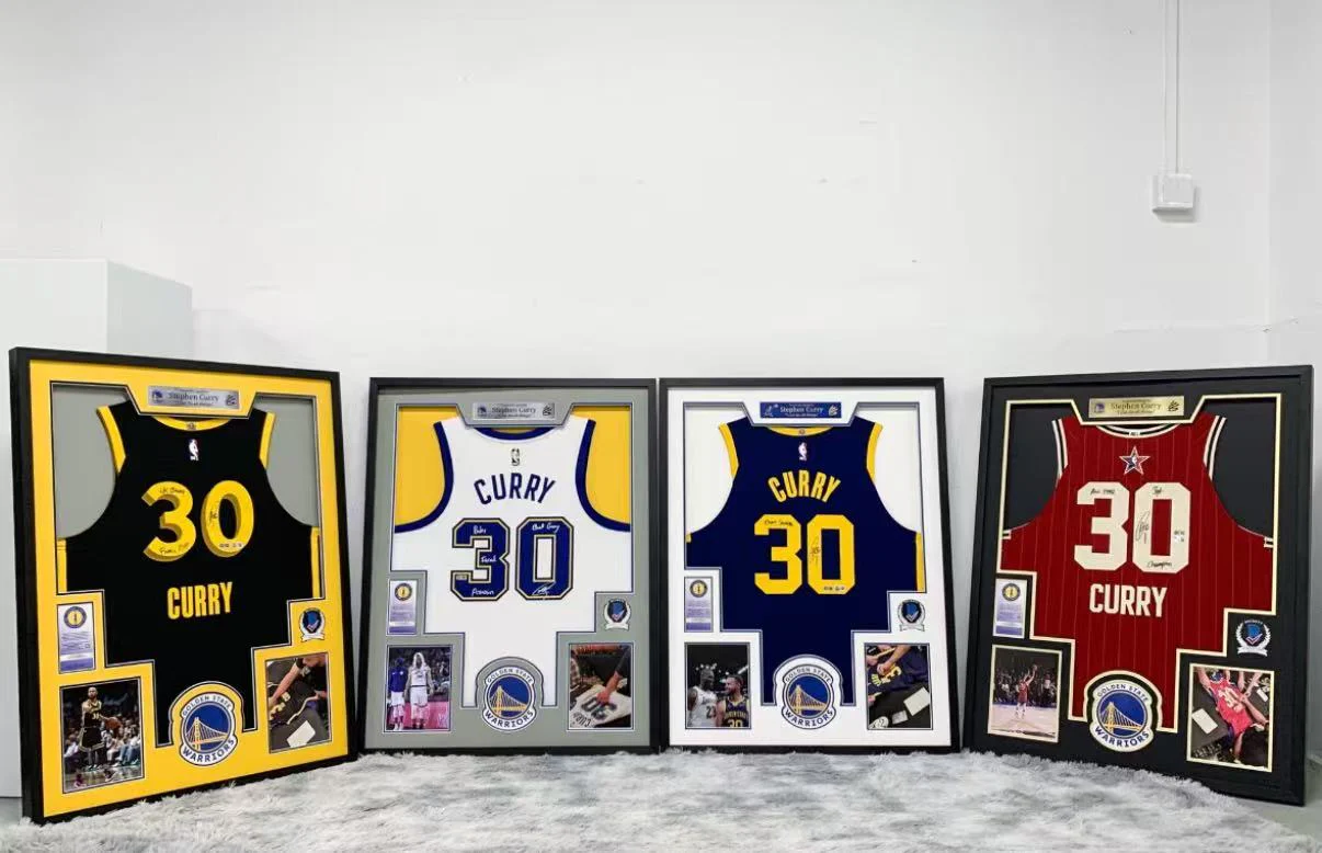 Stephen Curry Golden State Warriors Custom Framing 00076