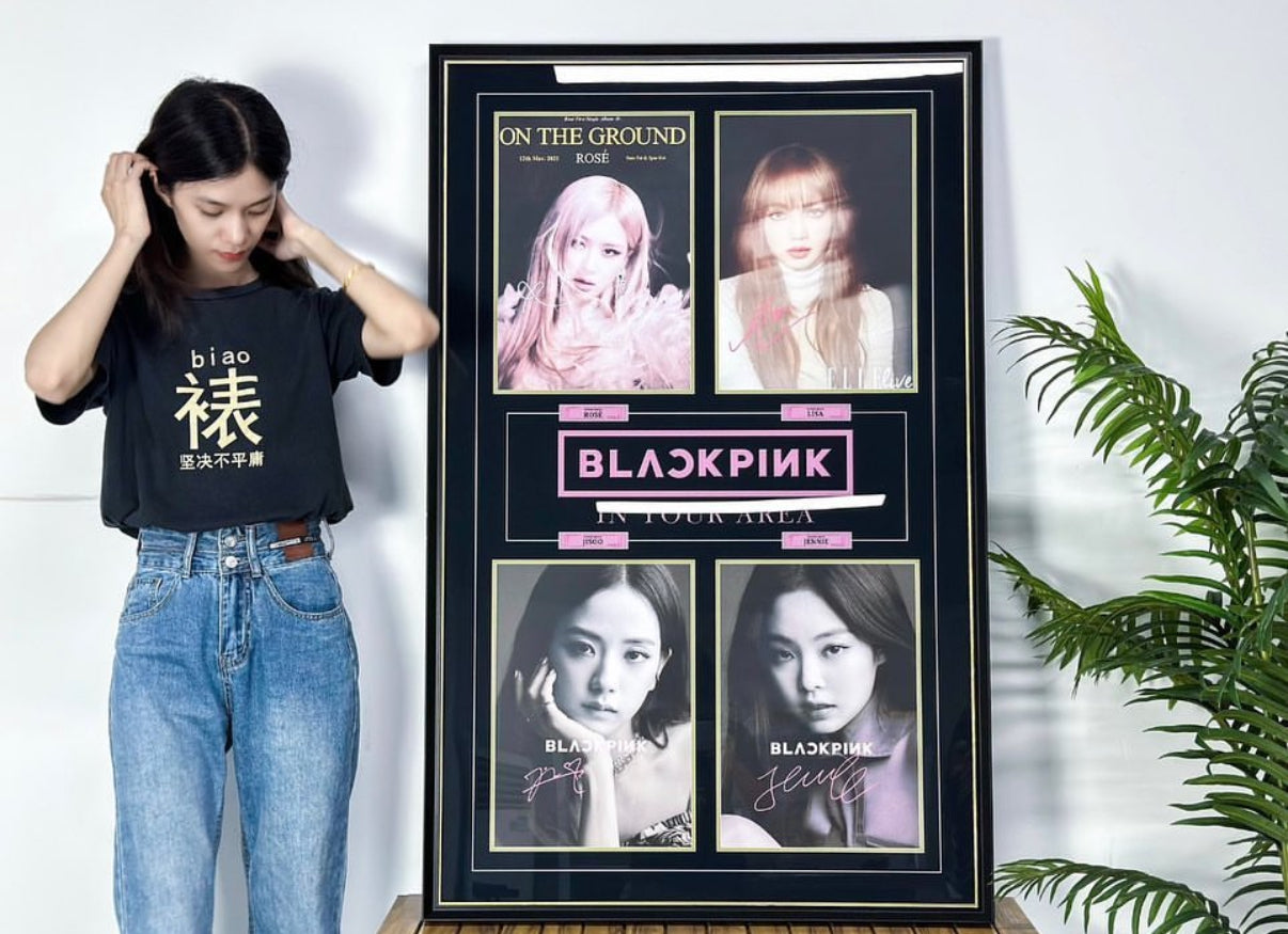 BLACKPINK Poster with Personalized Custom Design Framed 000041