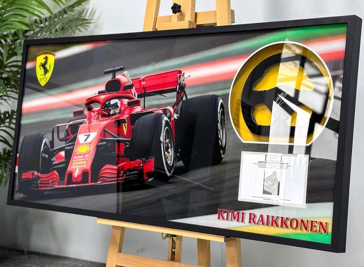 Kimi Raikkonen  Sentimental Item with Personalized Custom Design Framed 000037