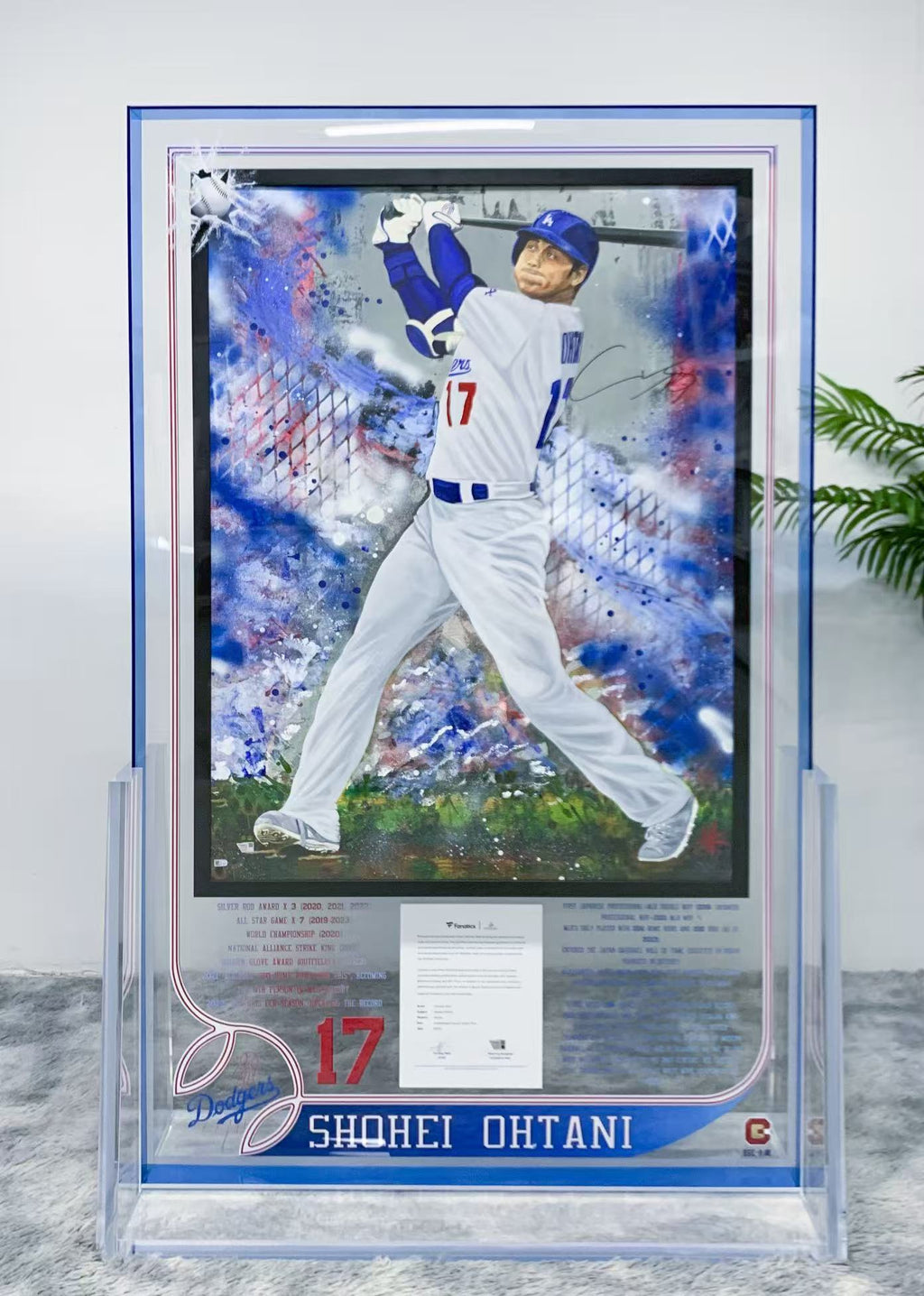 Shohei Ohtani Sentimental Item with Personalized Custom Design Framed000004
