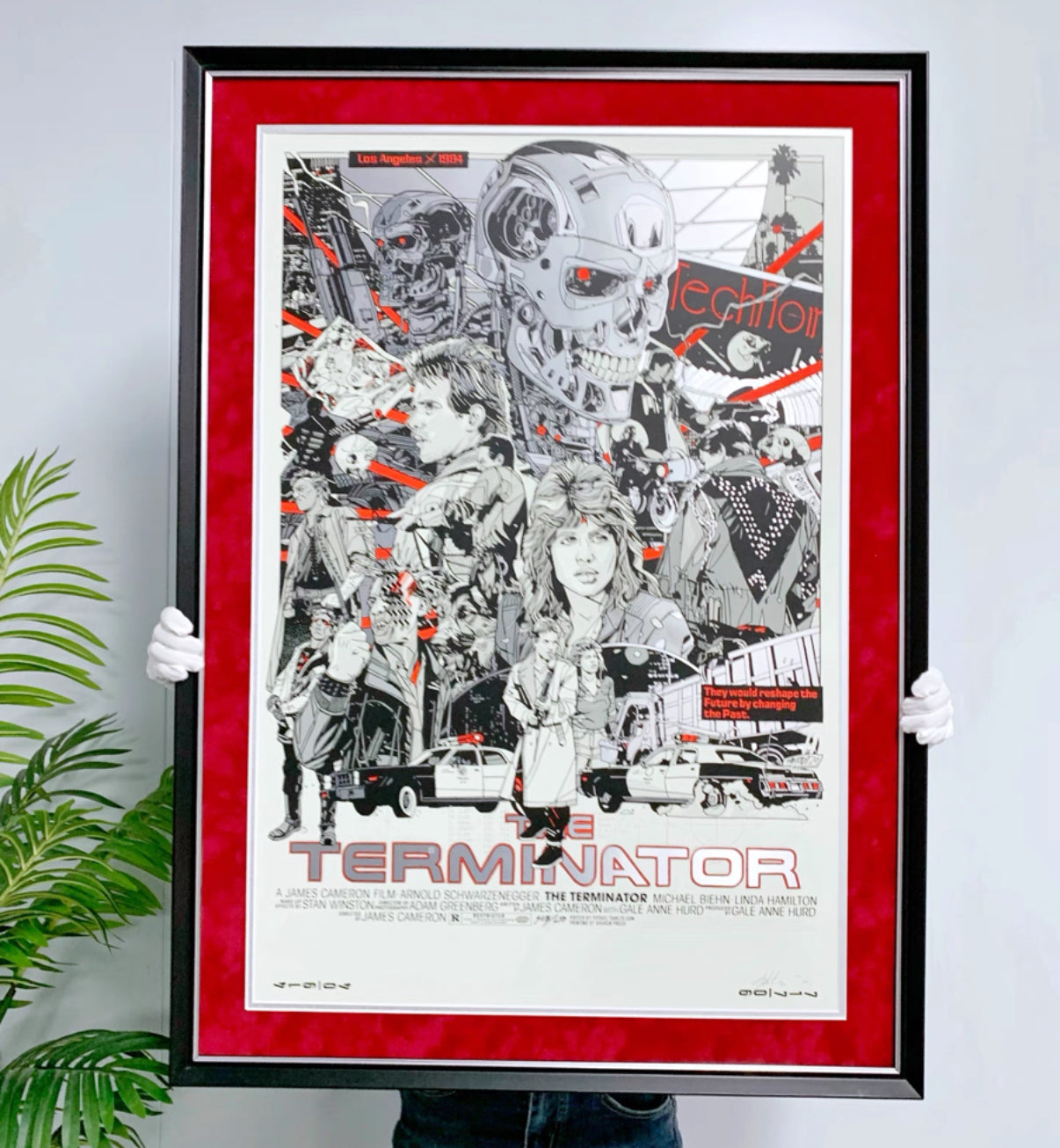 Poster with Personalized Custom Design Framed 000014