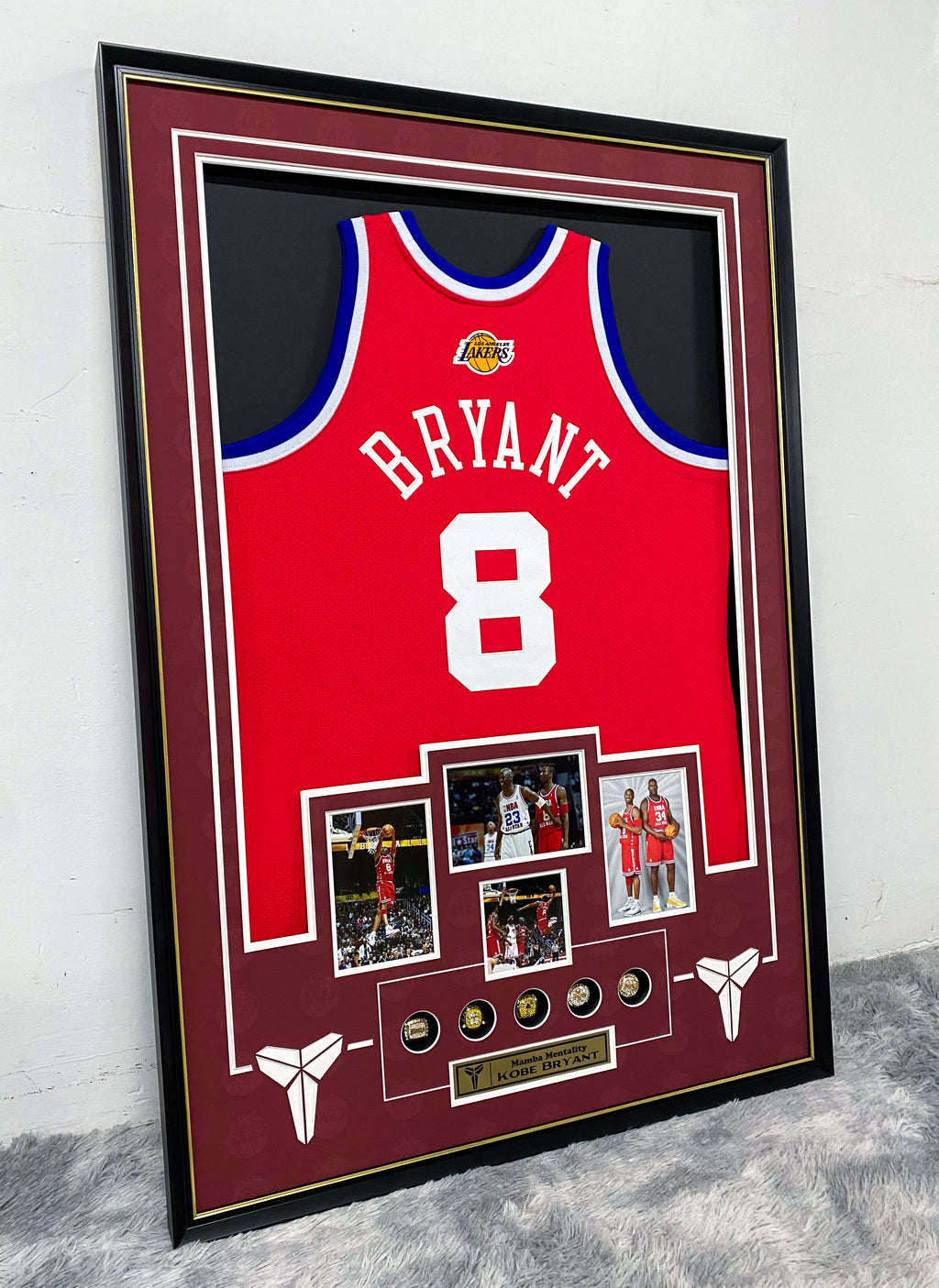 Kobe Bryant Los Angeles Lakers Jersey Framing  00091