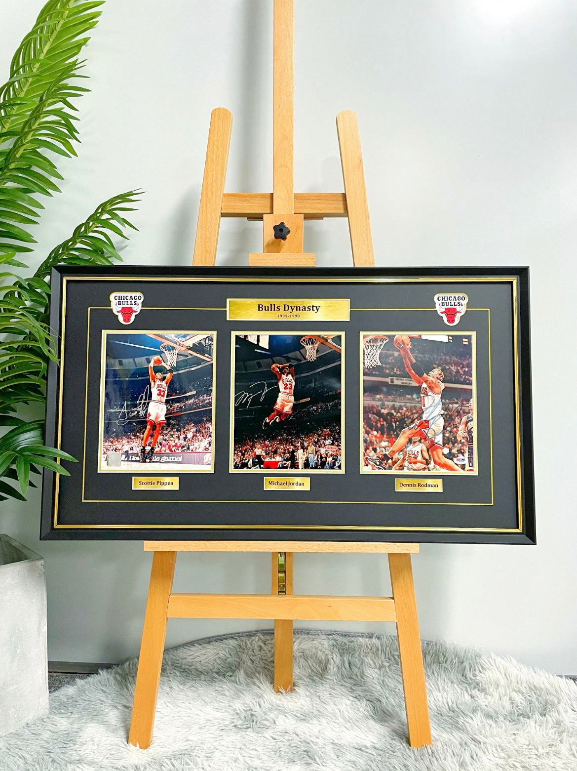 Michael Jordan Poster with Personalized Custom Design Framed 000064