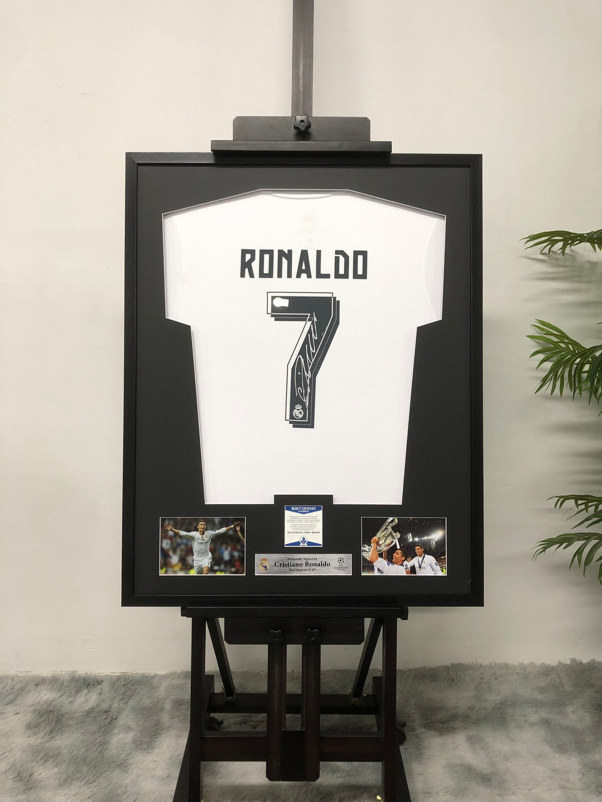 Cristiano Ronaldo Real Madrid CF Jersey Framing  000157