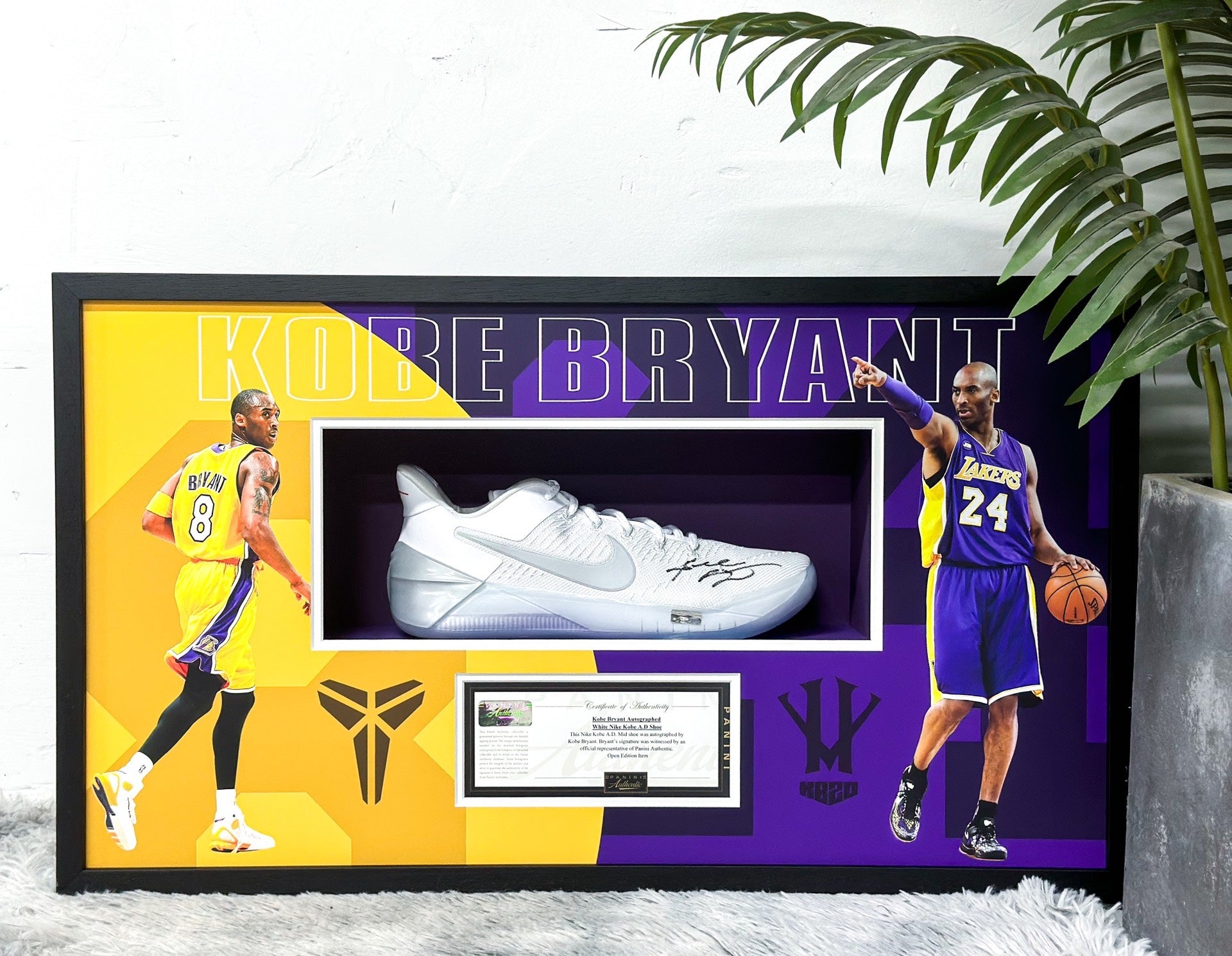 Kobe Bryant Sneakers with Personalized Custom Design Framed 000020