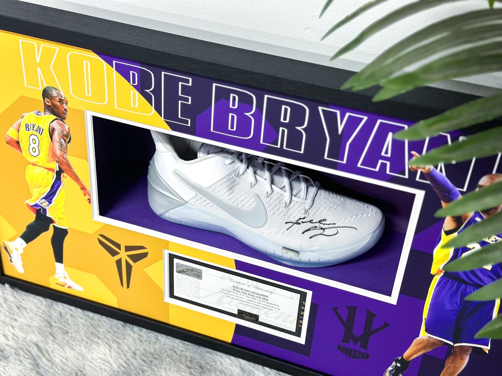 Kobe Bryant Sneakers with Personalized Custom Design Framed 000020