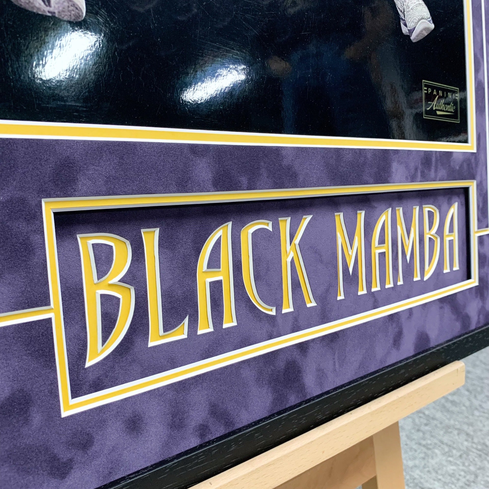 Kobe Bryant Poster with Personalized Custom Design Framed 000030