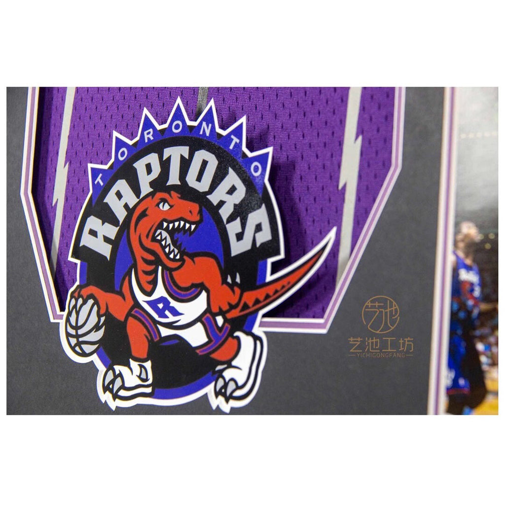 Toronto RaptorsTracy McGrady Autographed Jersey with Personalized Custom Design Framed 000010