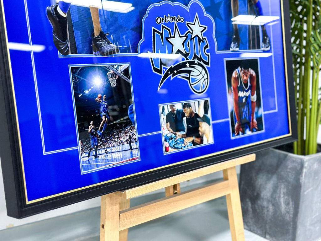 Orlando Magic Tracy McGrady Autographed Jersey with Personalized Custom Design Framed 00008