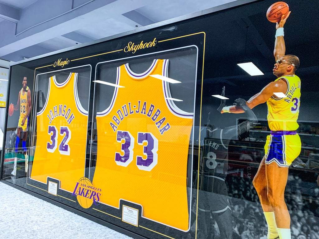 Johnson Jabbar  Autographed Jersey with Personalized Custom Design Framed  000013