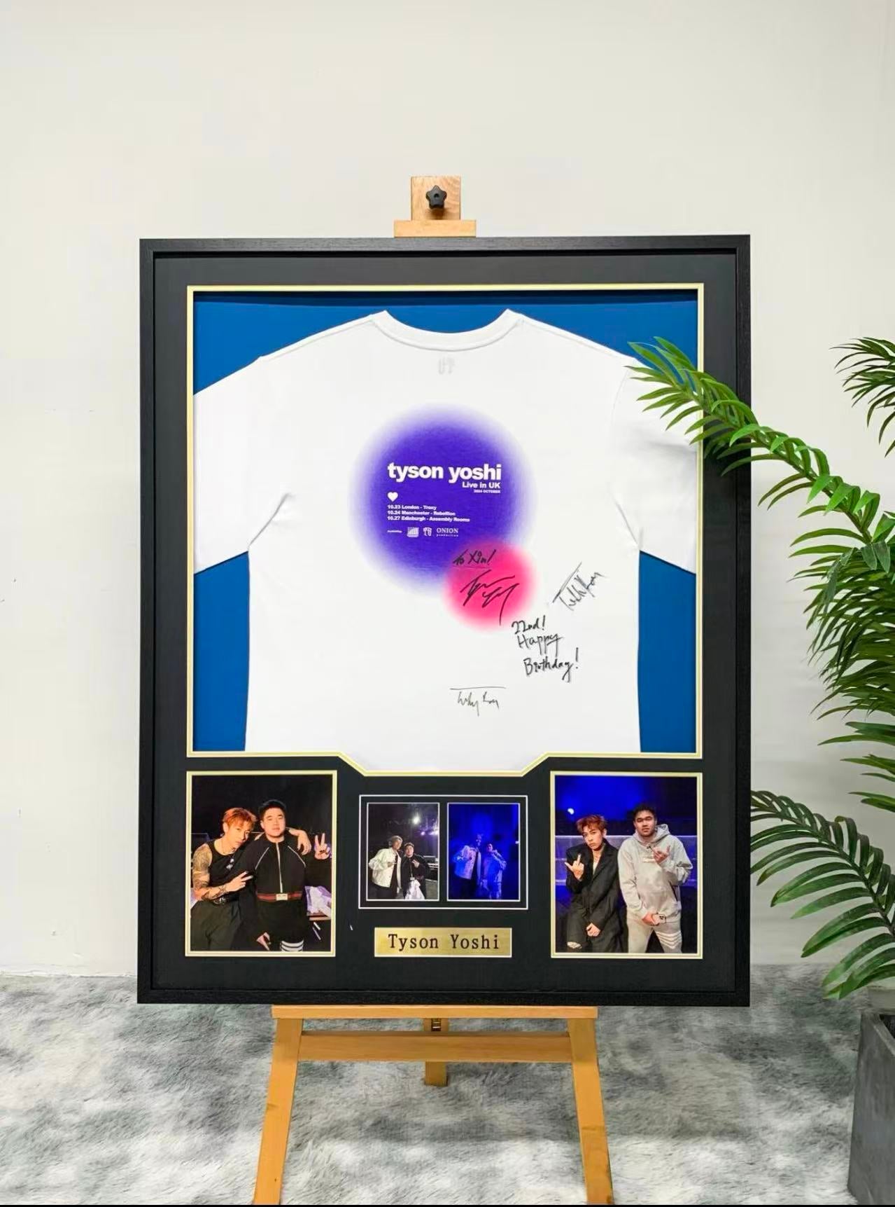 T-shirt Sentimental Item with Personalized Custom Design Framed 000117