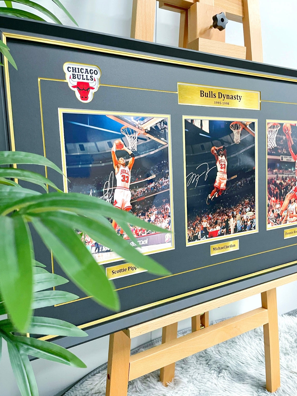 Michael Jordan Poster with Personalized Custom Design Framed 000064