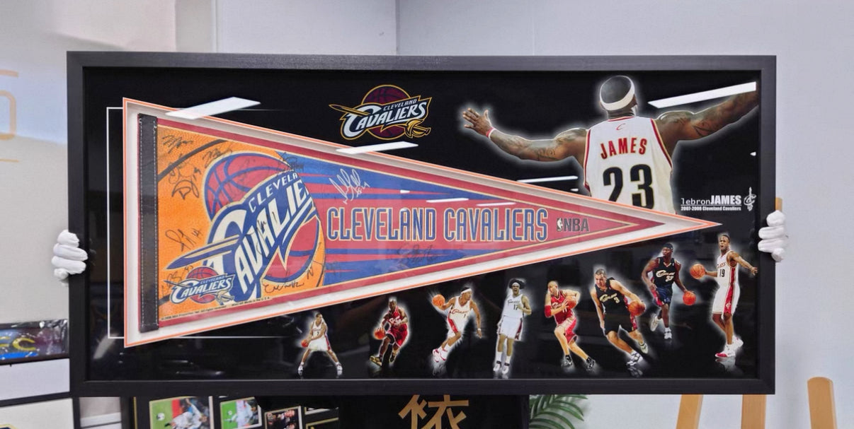 Custom Framed Team Flag 000151