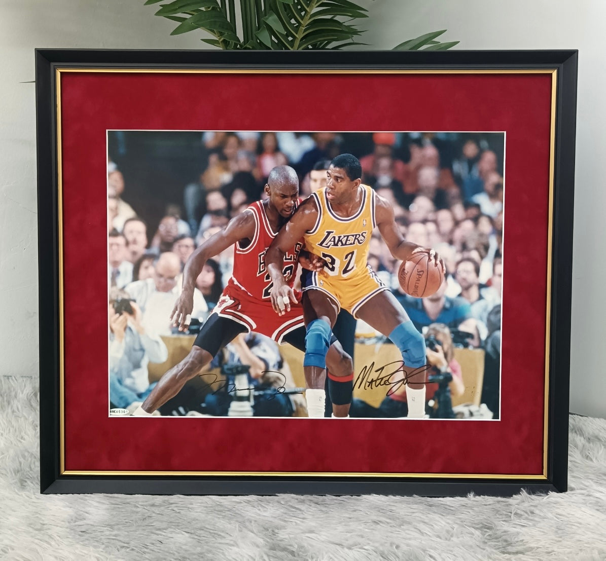 Michael Jordan Poster with Personalized Custom Design Framed 000061