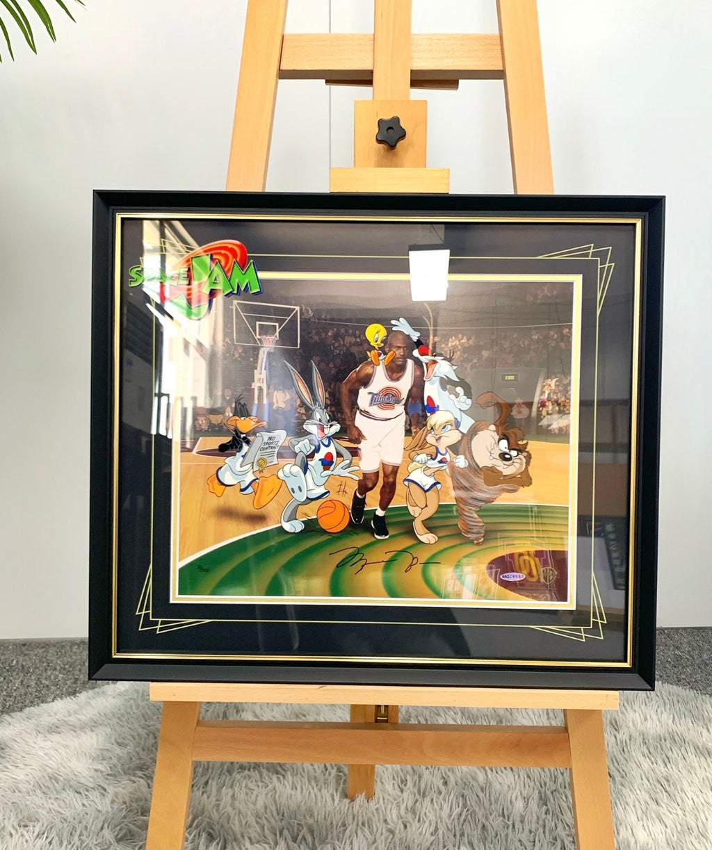 Michael Jordan Poster with Personalized Custom Design Framed 000074