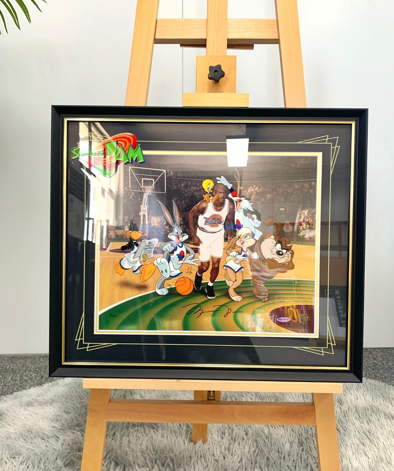 Michael Jordan Poster with Personalized Custom Design Framed 000074