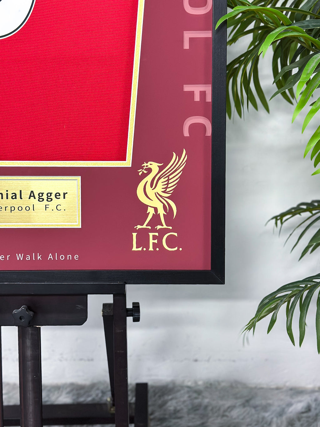 Daniel Agger Liverpool Football Club Jersey Framing 00059