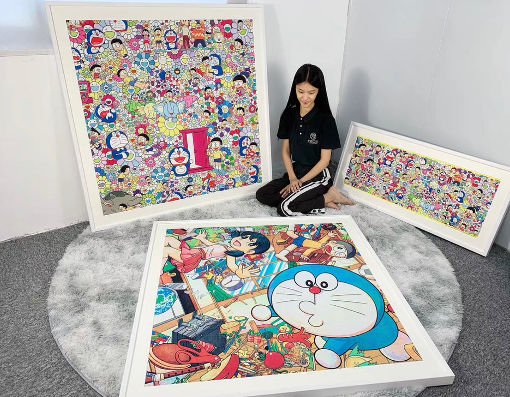 Doraemon Item with Personalized Custom Design Framed 000123