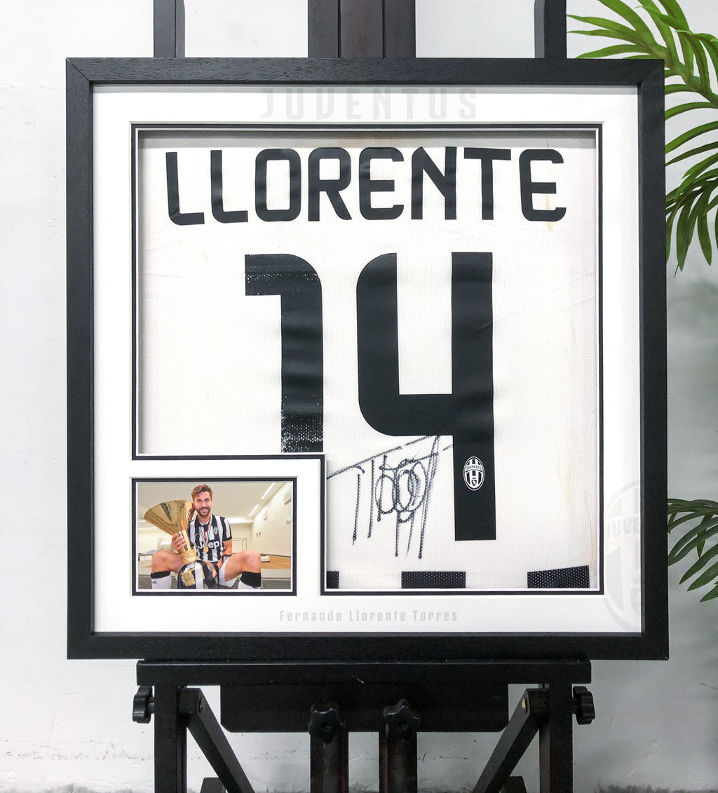 Fernando Llorente Juventus Jersey Framing  0002