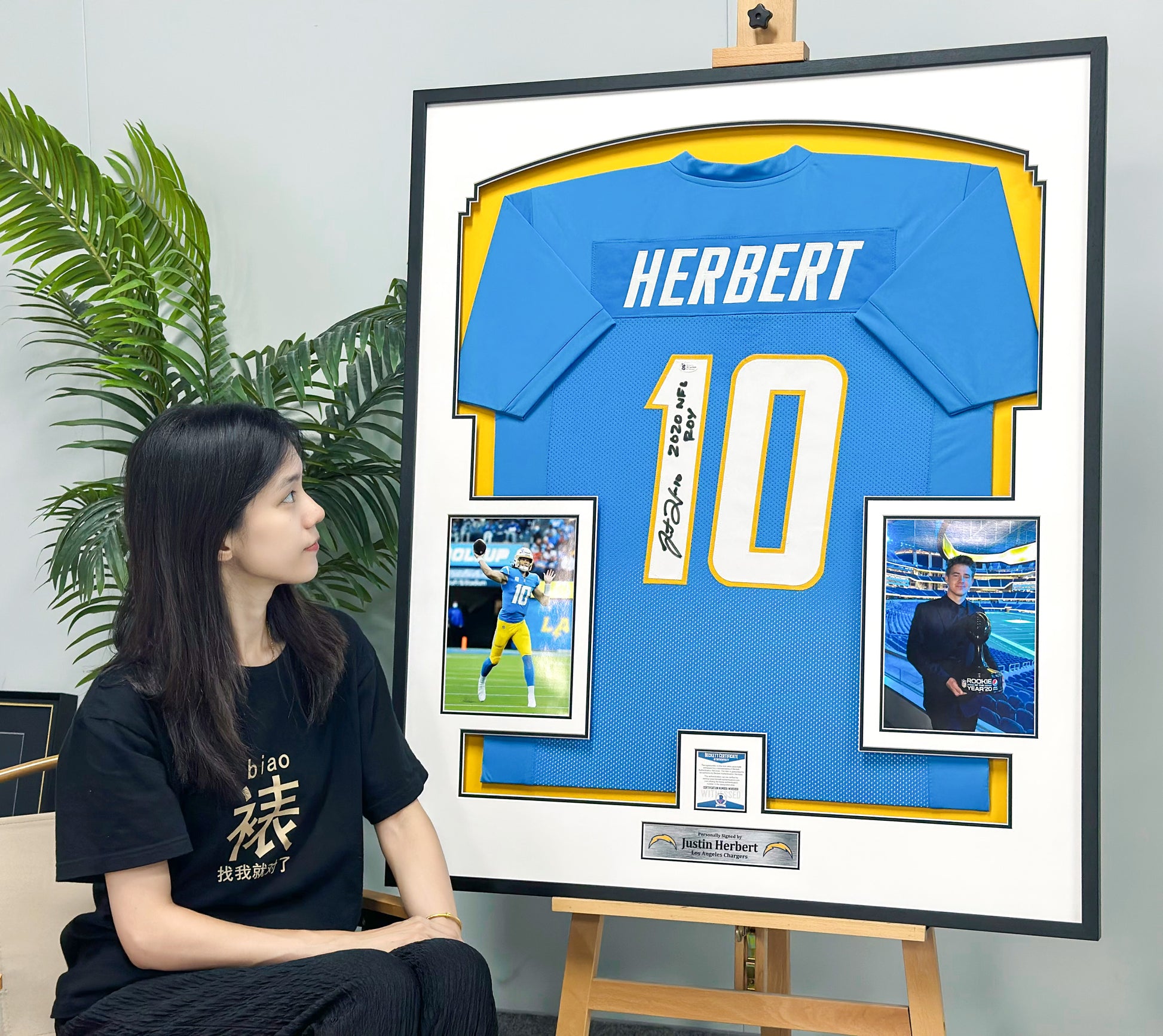 HERBERT Sentimental Item with Personalized Custom Design Framed 00060