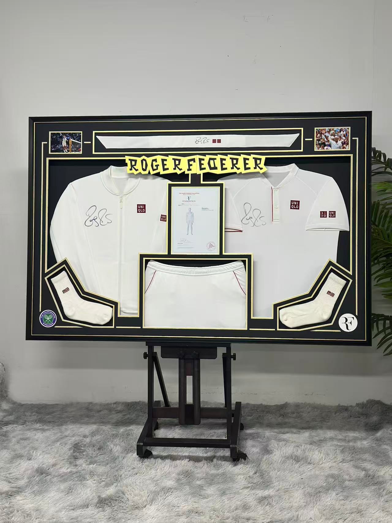 Framed Display of Rafael Nadal’s Complete Tennis Gear 000140