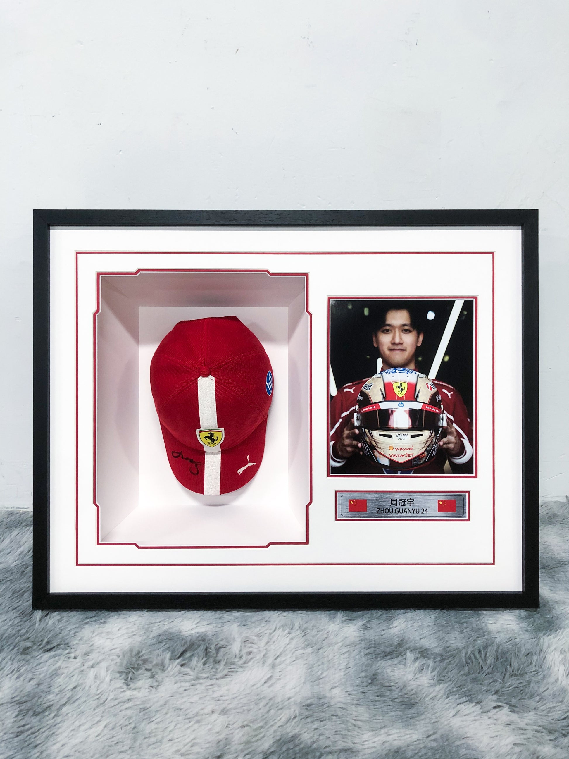 ZHOUGUANYU  hat Sentimental Item with Personalized Custom Design Framed 000129