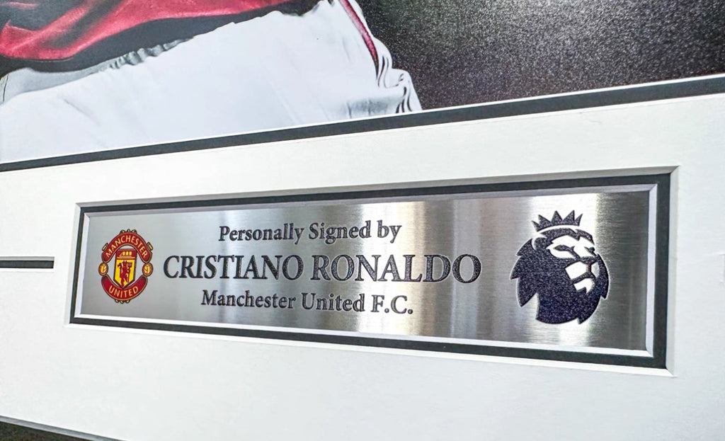 Manchester United Cristiano Ronaldo Poster with Personalized Custom Design Framed 000013