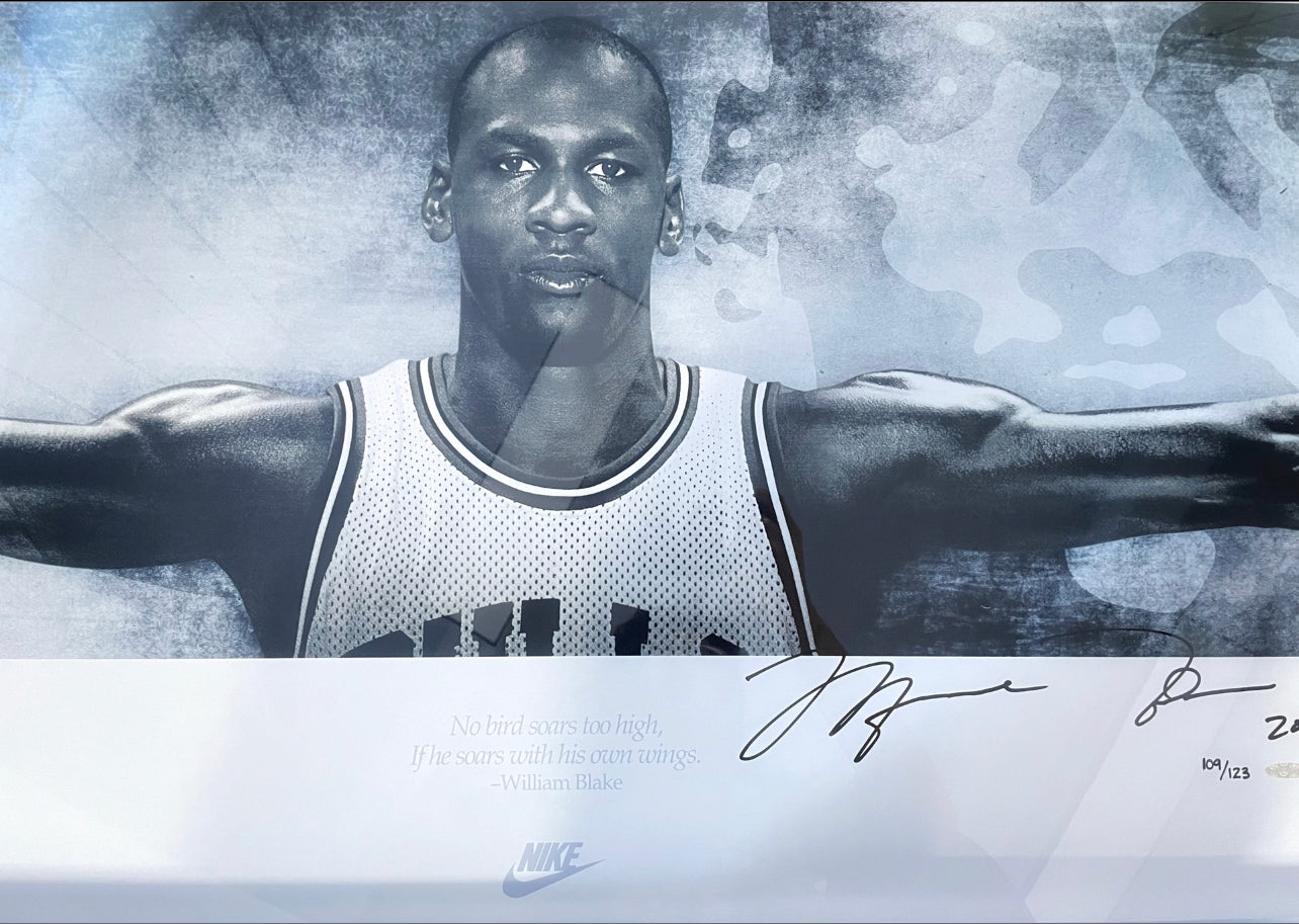 Michael Jordan Trading Card with Personalized Custom Design Framed 00010