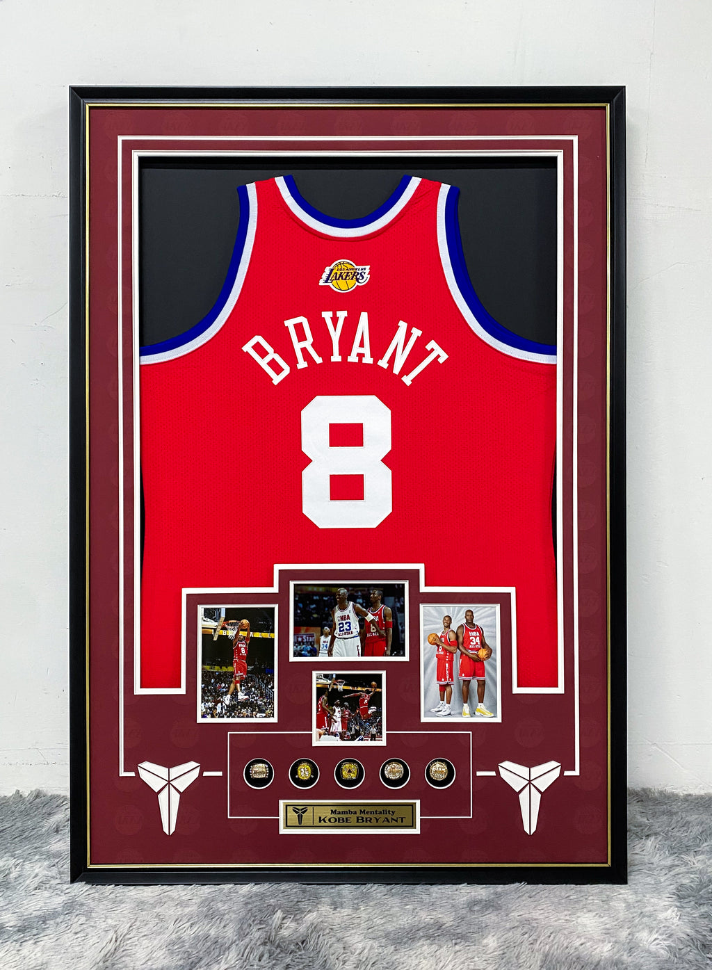 Kobe Bryant Los Angeles Lakers Jersey Framing  00091