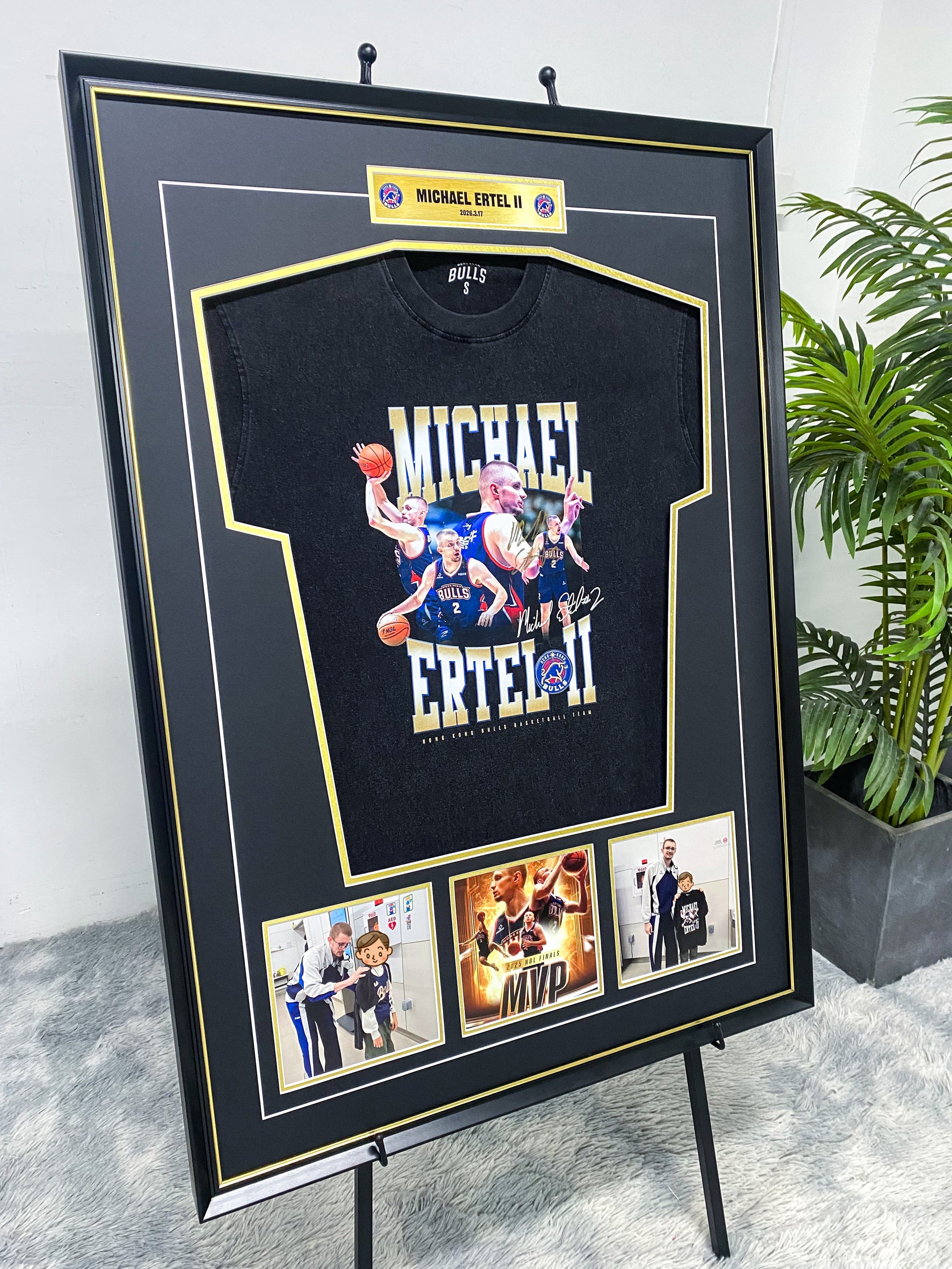 Custom Basketball Jersey Framing 00098