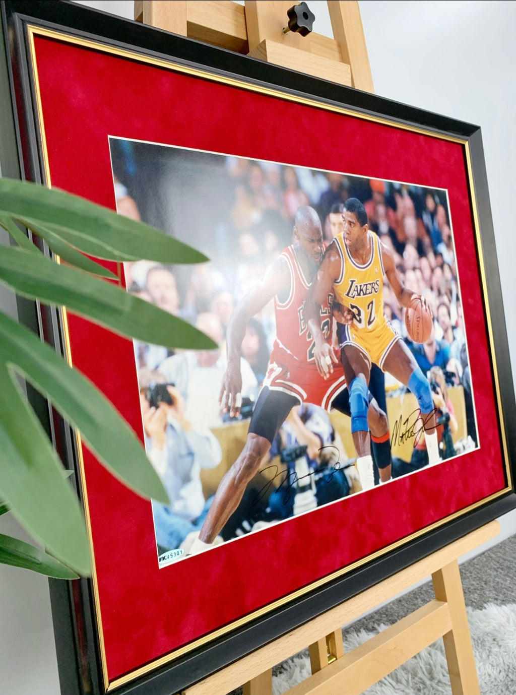 Michael Jordan Poster with Personalized Custom Design Framed 000061