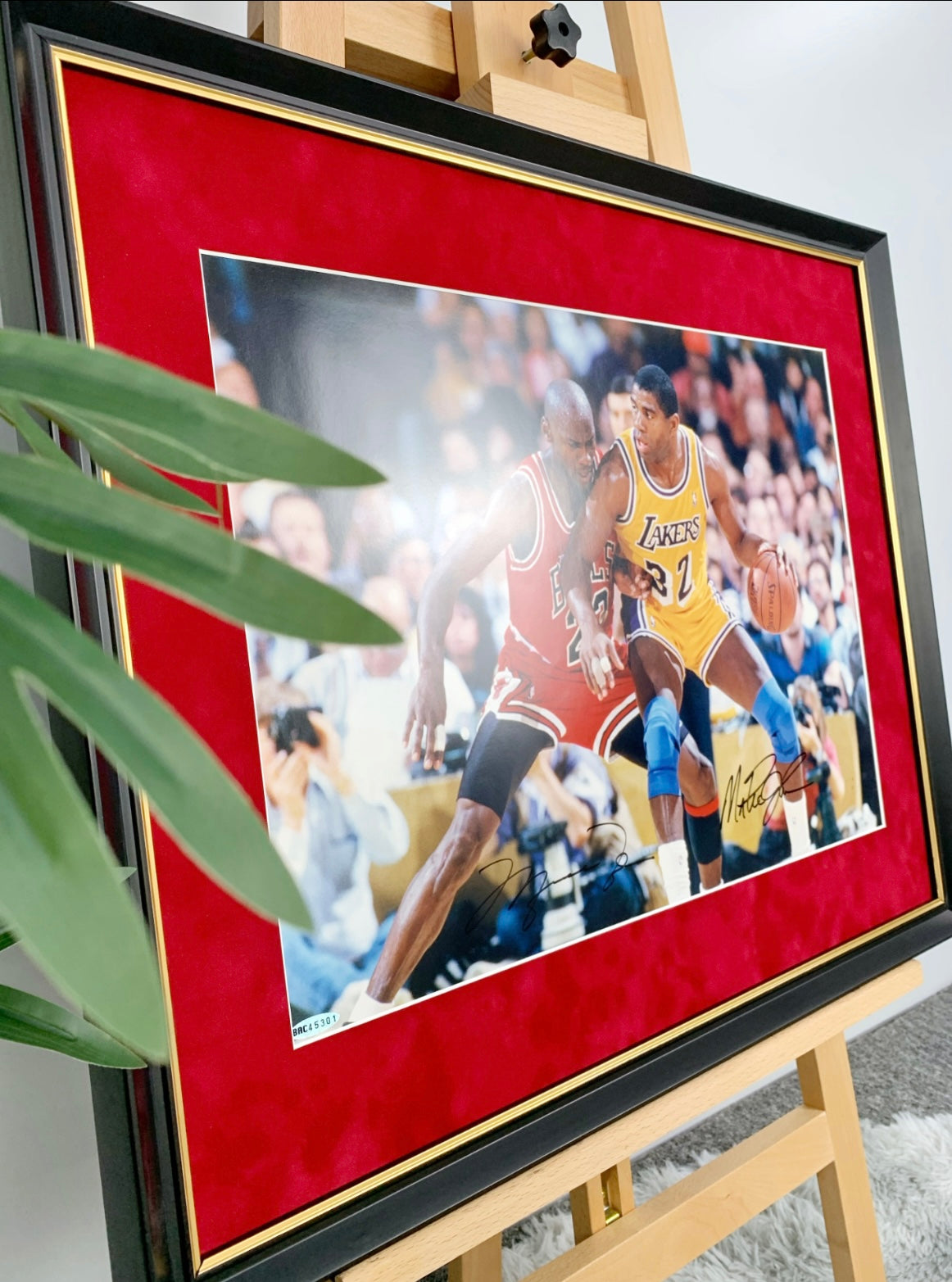 Michael Jordan Poster with Personalized Custom Design Framed 000061