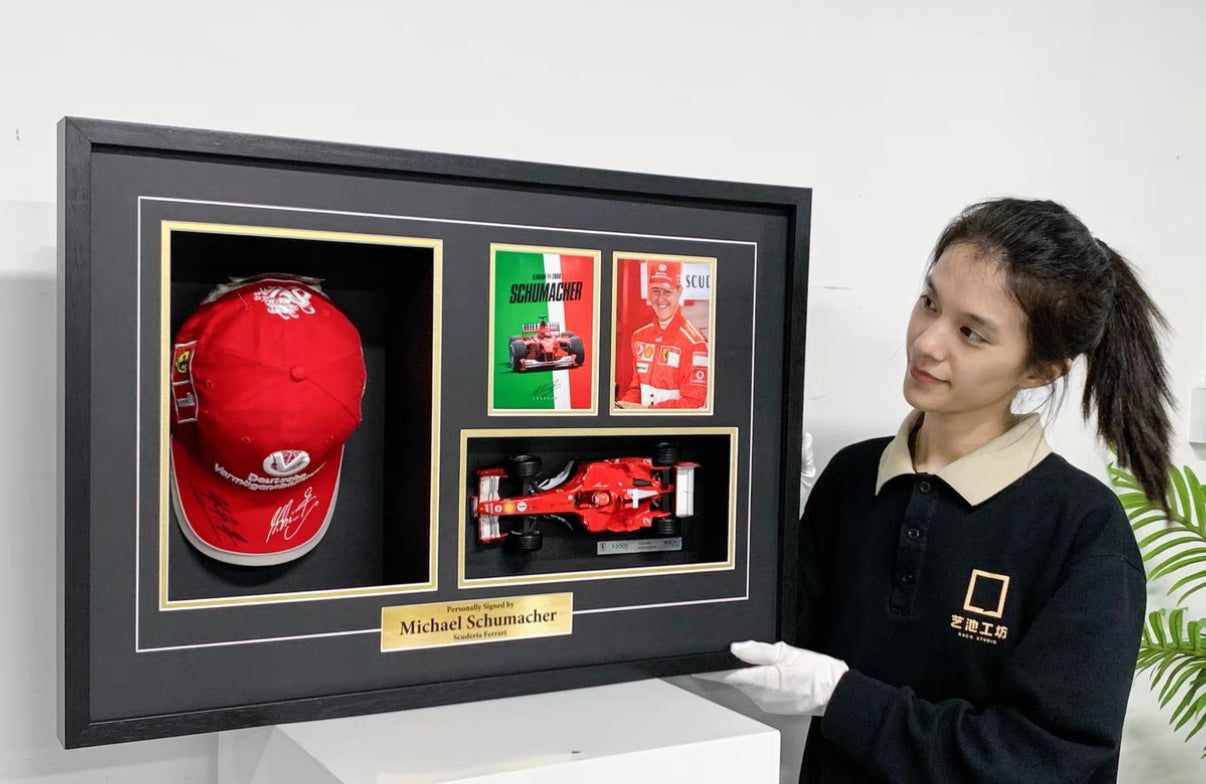 MichaelSchumacher hat Sentimental Item with Personalized Custom Design Framed 000029