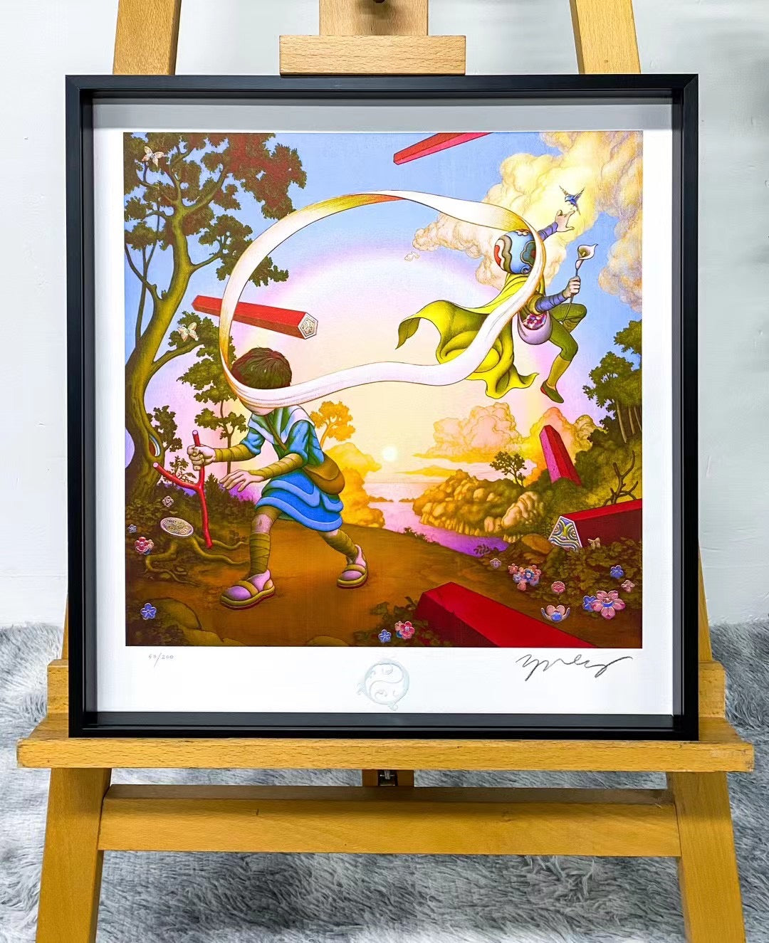 Paintings Sentimental Item with Personalized Custom Design Framed 00088