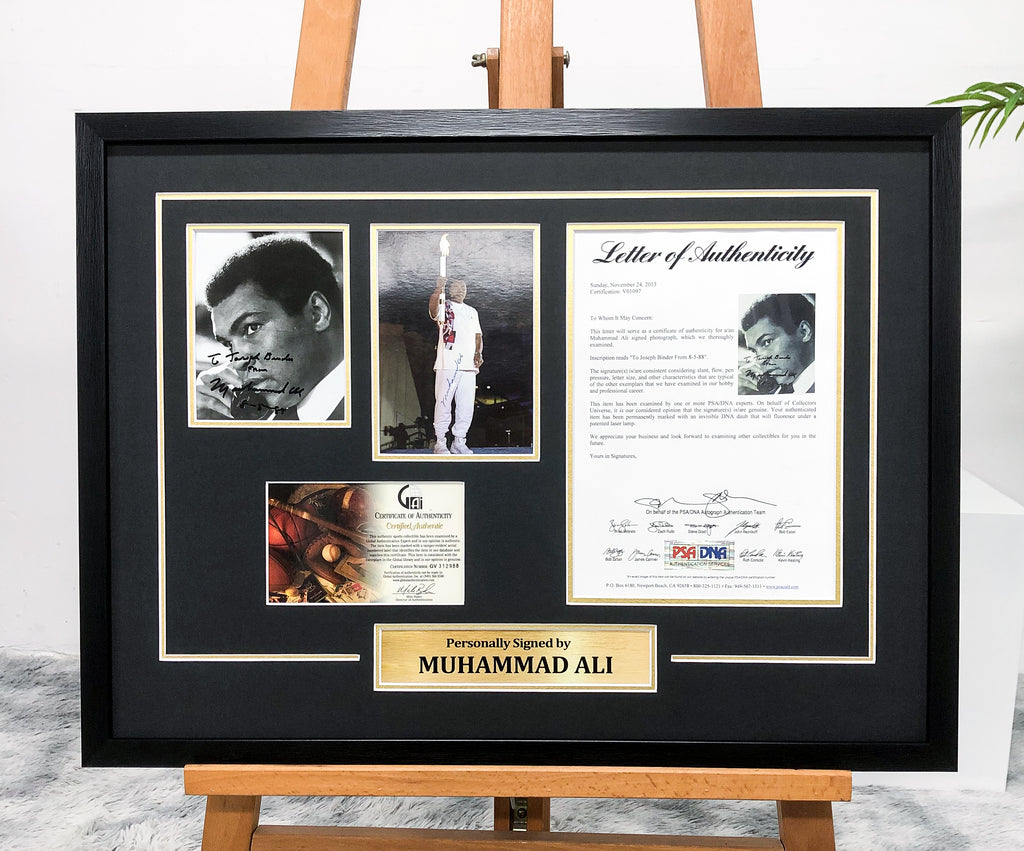 Muhammad Ali Poster Custom Framing  000221