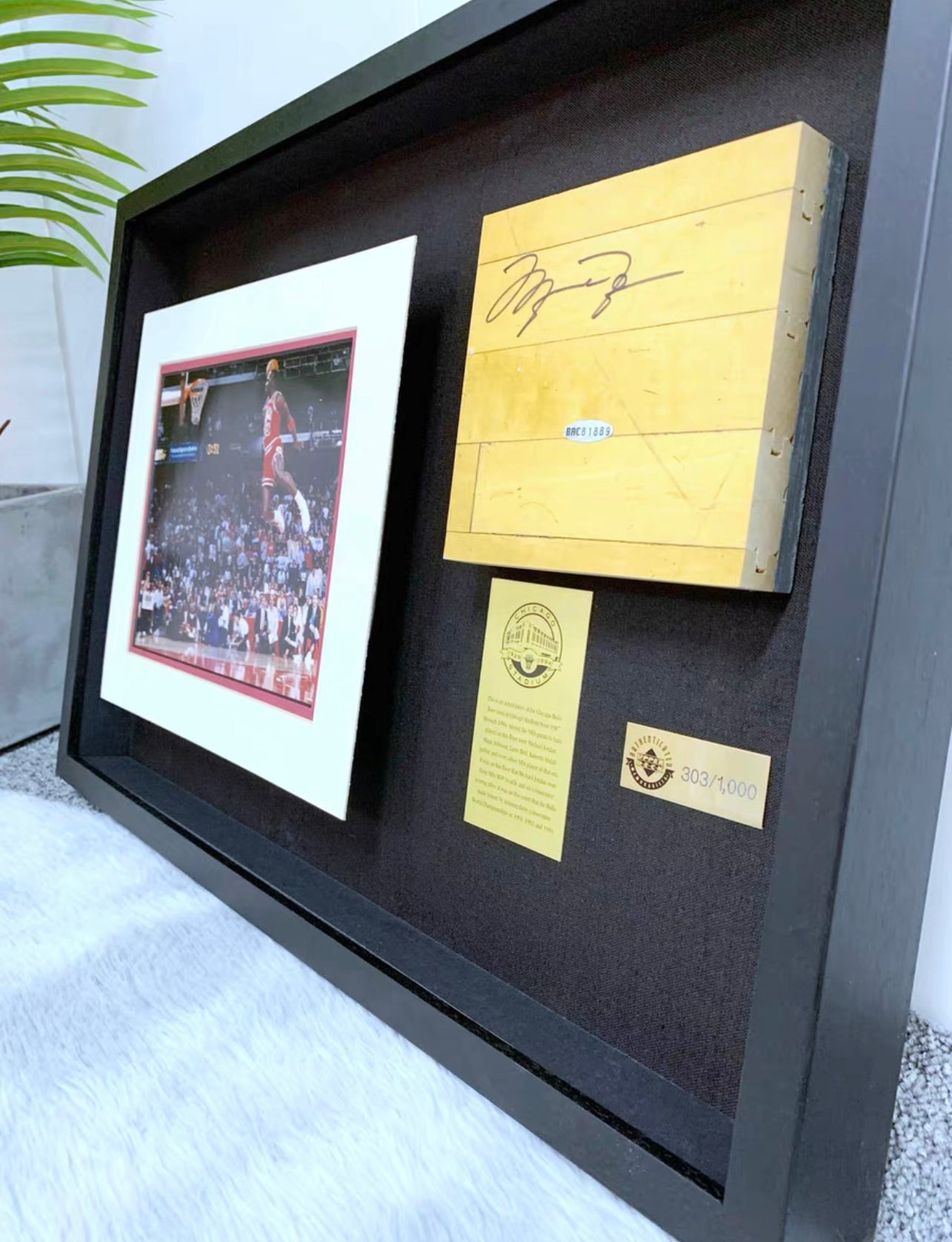 Michael Jordan Item with Personalized Custom Design Framed 00082