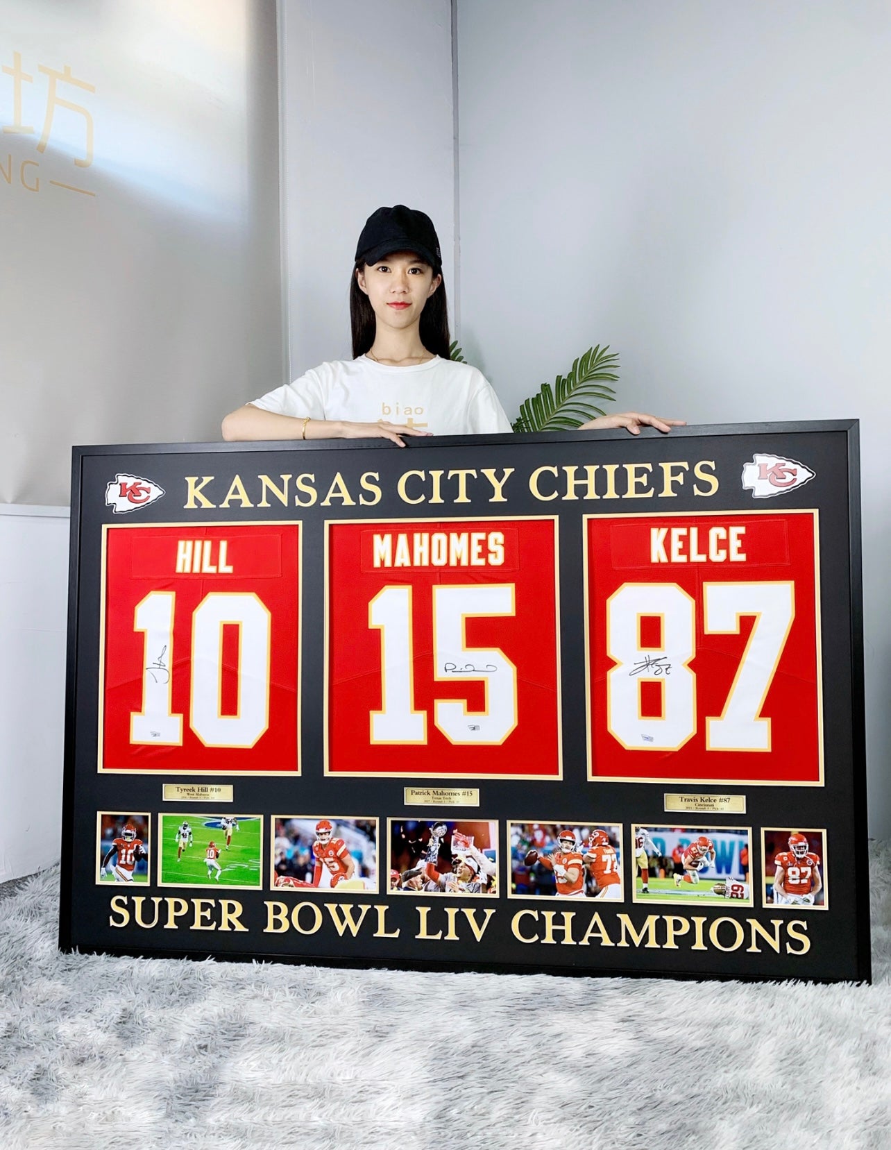Kansas City Chiefs Sentimental Item with Personalized Custom Design Framed 00067