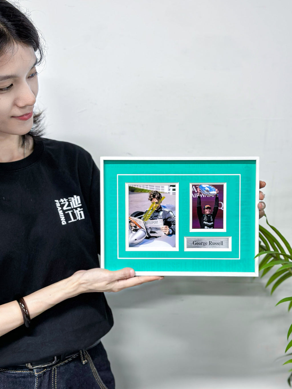 F1 George Russell Custom Framing  000105