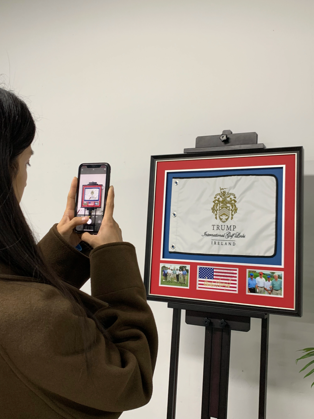 golf flag Custom Framing 000232